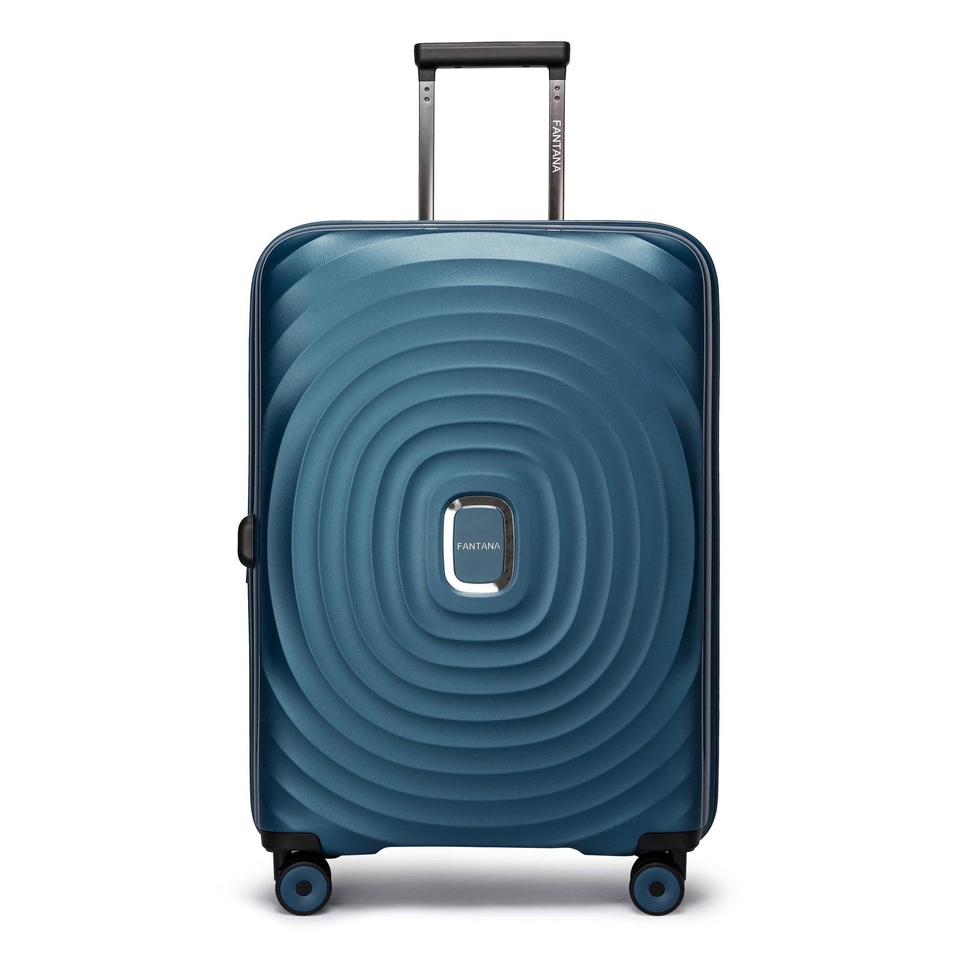 Fantana Hard Shell Polypropylene Suitcase 4 Wheels Travel Luggage Trolley Ultra Light Case - Large