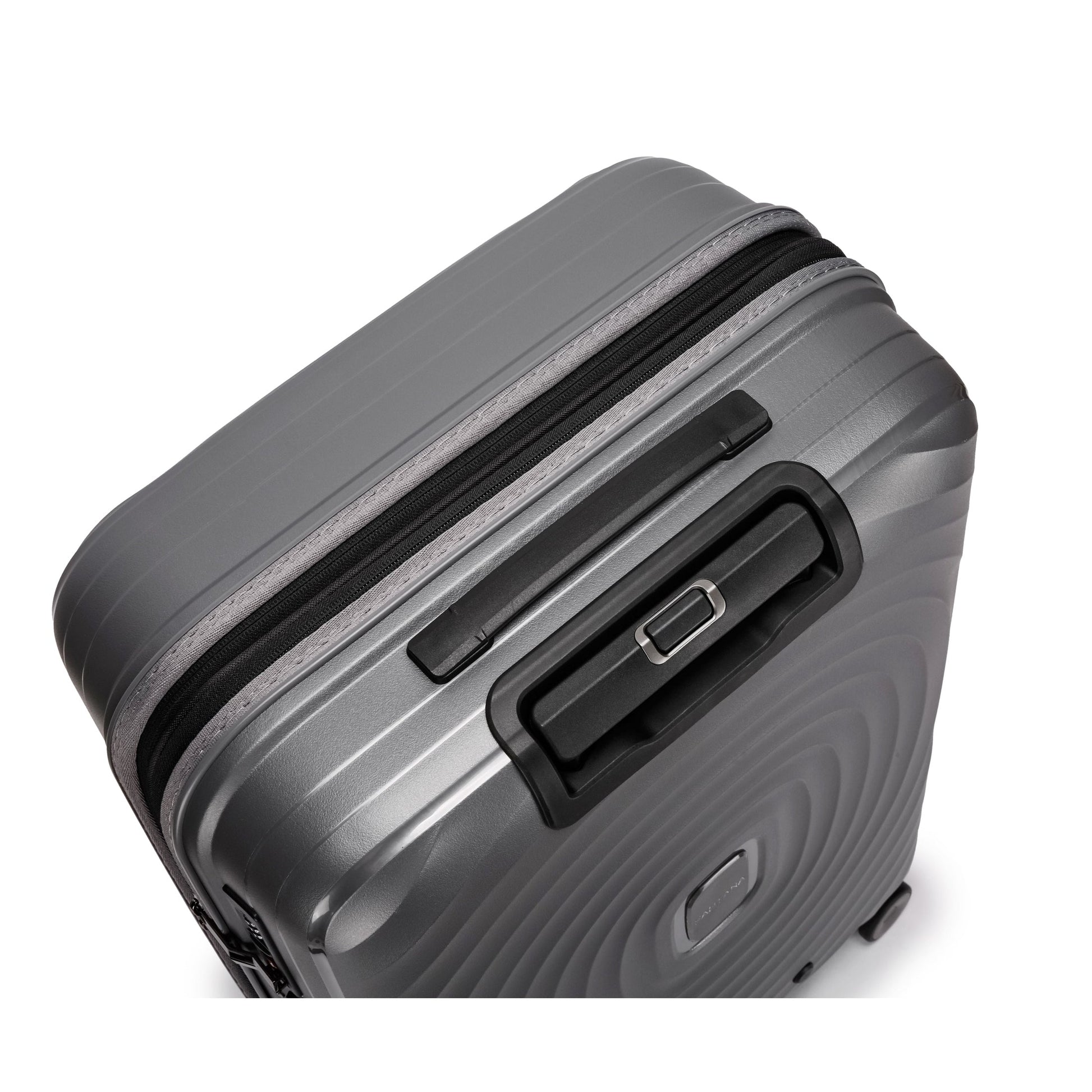 Fantana Hard Shell Polypropylene Suitcase 4 Wheels Travel Luggage Trolley Ultra Light Case - Large