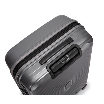 Fantana Hard Shell Polypropylene Suitcase 4 Wheels Travel Luggage Trolley Ultra Light Case - Large