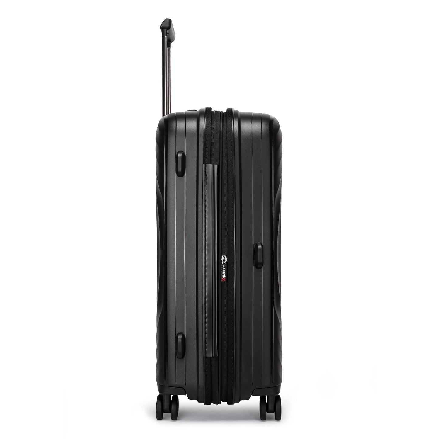 Fantana Hard Shell Polypropylene Suitcase 4 Wheels Travel Luggage Trolley Ultra Light Case - Large
