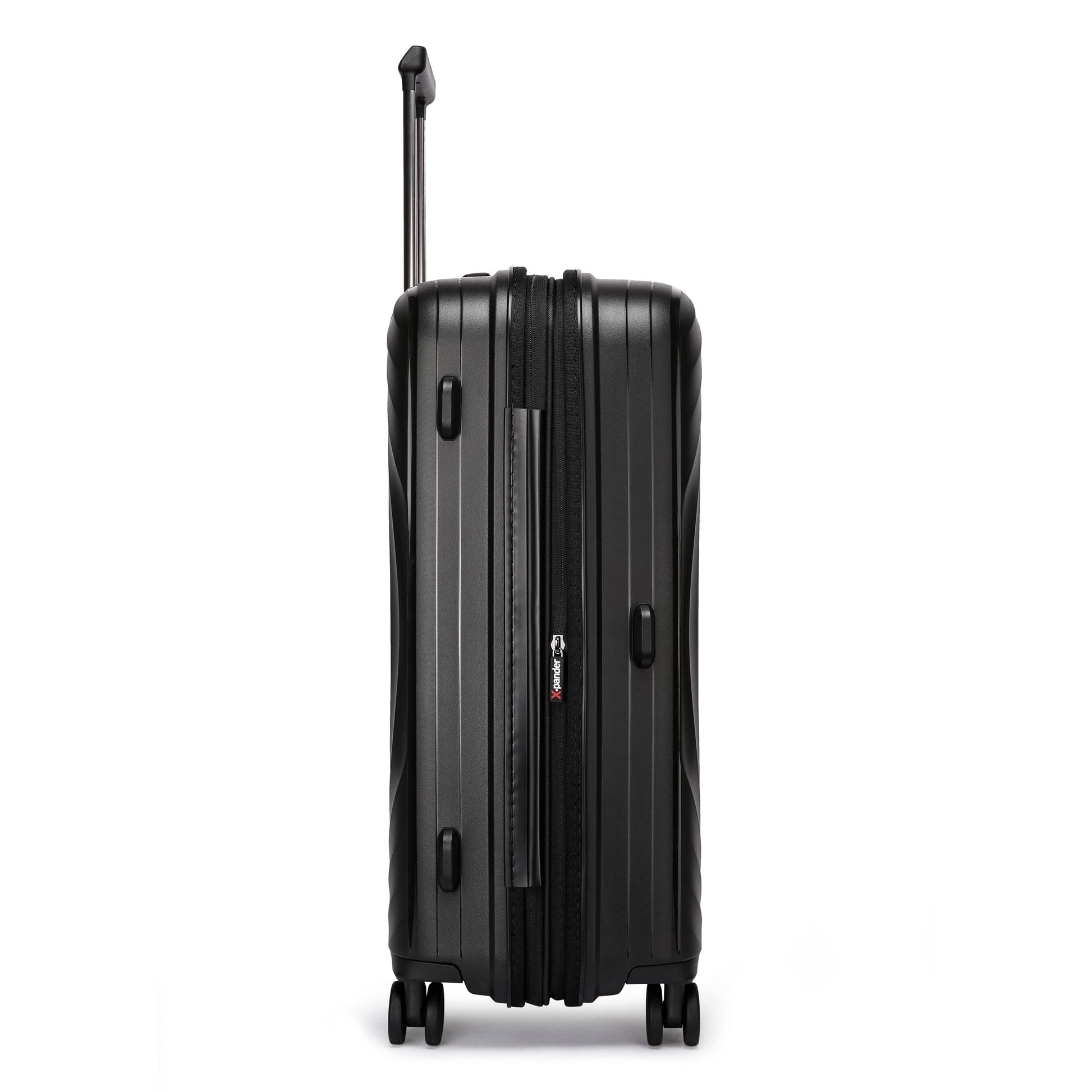Fantana Hard Shell Polypropylene Suitcase 4 Wheels Travel Luggage Trolley Ultra Light Case - Large