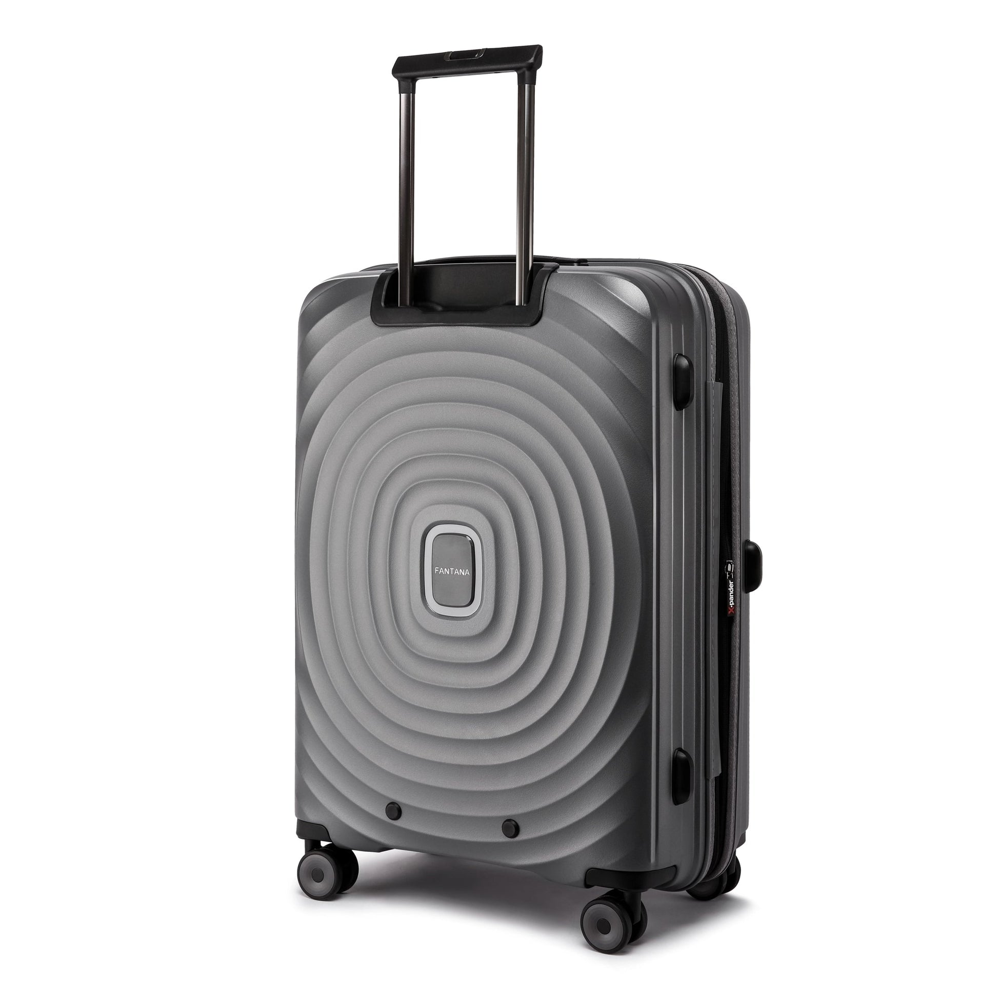 Fantana Hard Shell Polypropylene Suitcase 4 Wheels Travel Luggage Trolley Ultra Light Case - Large