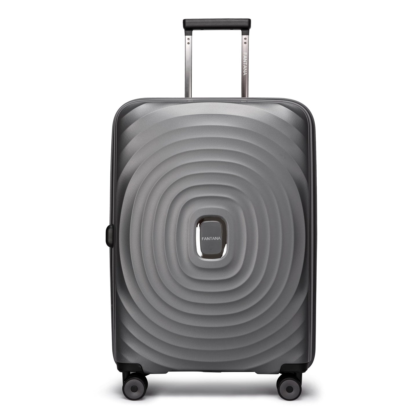 Fantana Hard Shell Polypropylene Suitcase 4 Wheels Travel Luggage Trolley Ultra Light Case - Large