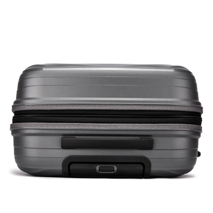 Fantana Hard Shell Polypropylene Suitcase 4 Wheels Travel Luggage Trolley Ultra Light Case - Large