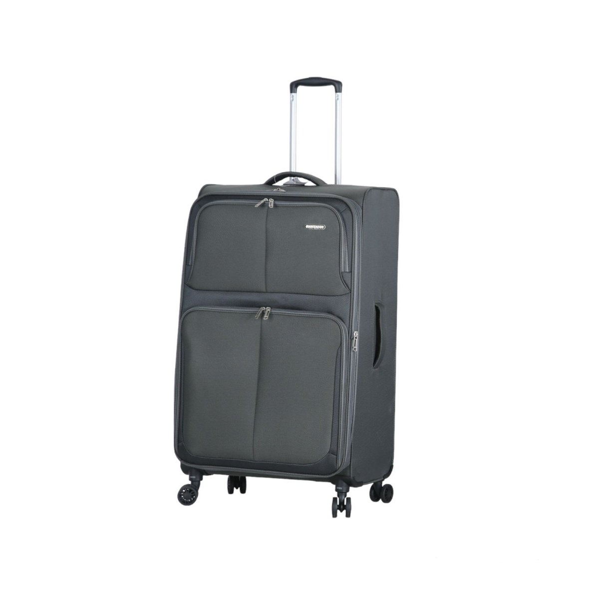 Fantana Super Light Soft Shell 4 - Wheels Expandable Luggage with Multiple Pockets Grey - Easy Luggage