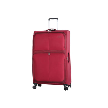 Fantana Super Light 20-inch burgundy suitcase – wheel detail
