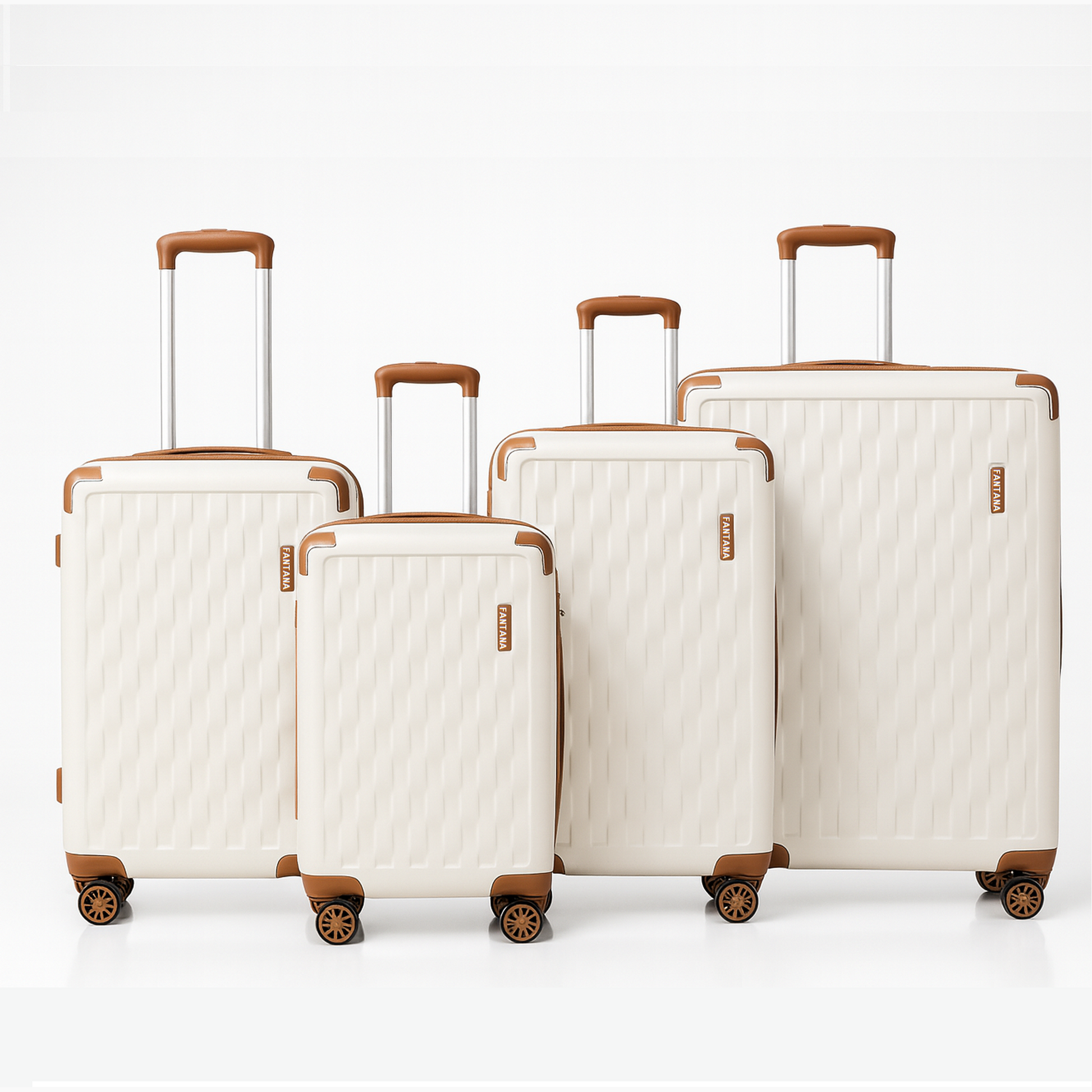 Fantana Premium Expandable Luggage - Hard Shell Polycarbonate, 360° Spinners, TSA Lock - Extra Large