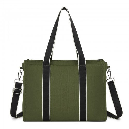 Miss Lulu HBM2604 green tote bag – detail view 8