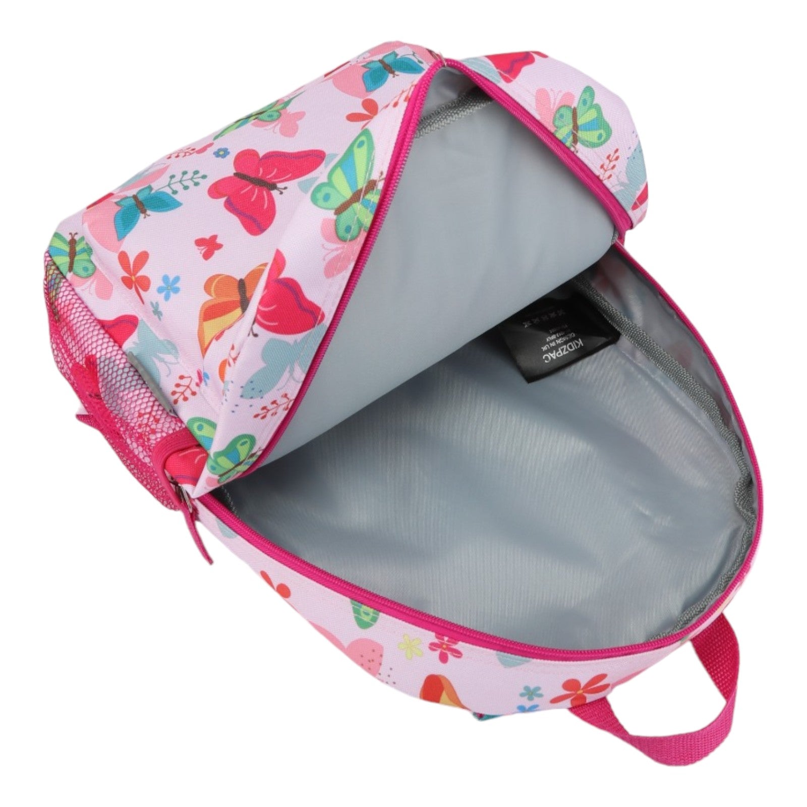 Easy Luggage Kidzpac Adventure Set: 5-Piece Luggage Set with Carry-On, Backpack, Lunch Bag, Pillow, and Luggage Tag- Butterfly Pink