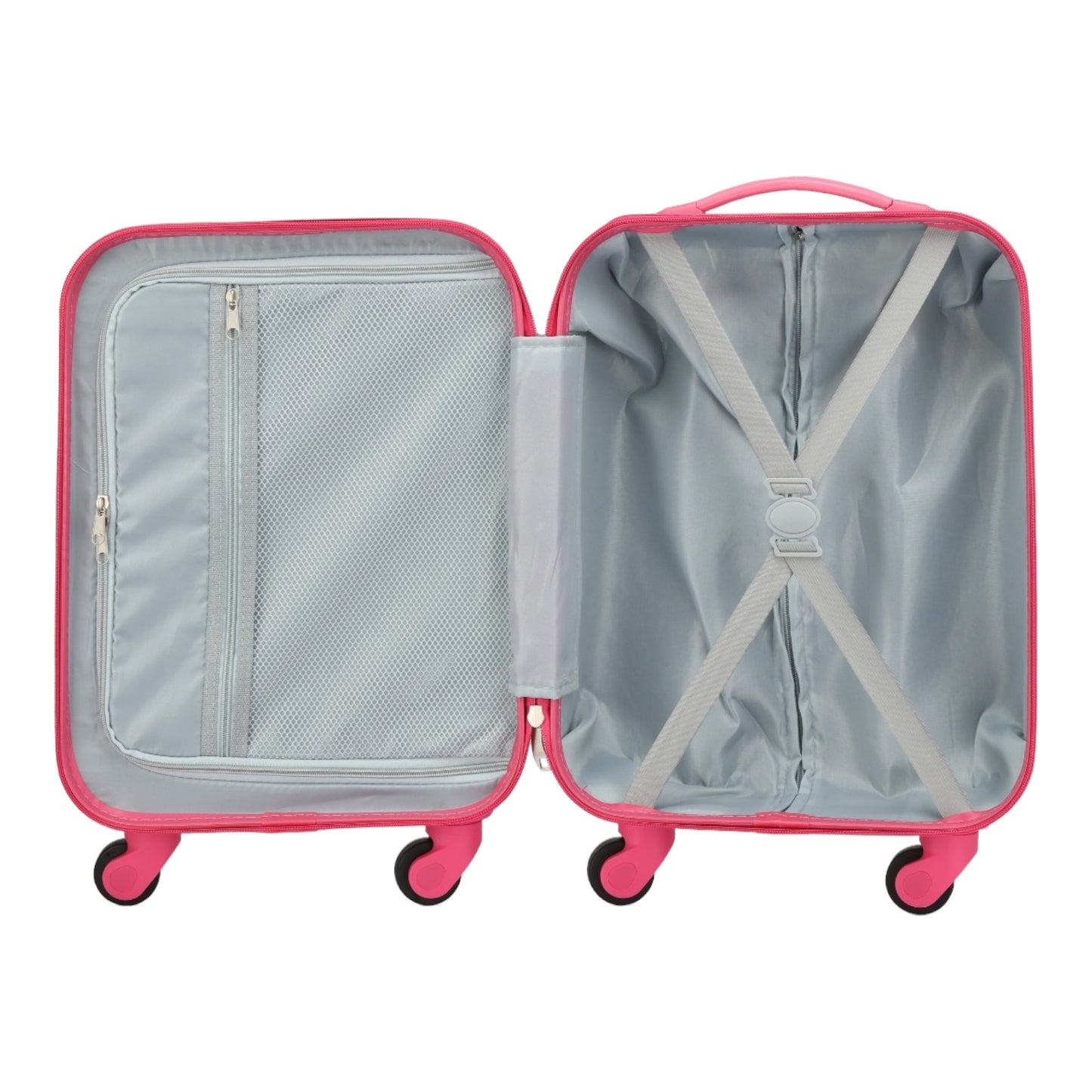 Easy Luggage Kidzpac Adventure Set: 5-Piece Luggage Set with Carry-On, Backpack, Lunch Bag, Pillow, and Luggage Tag- Butterfly Pink