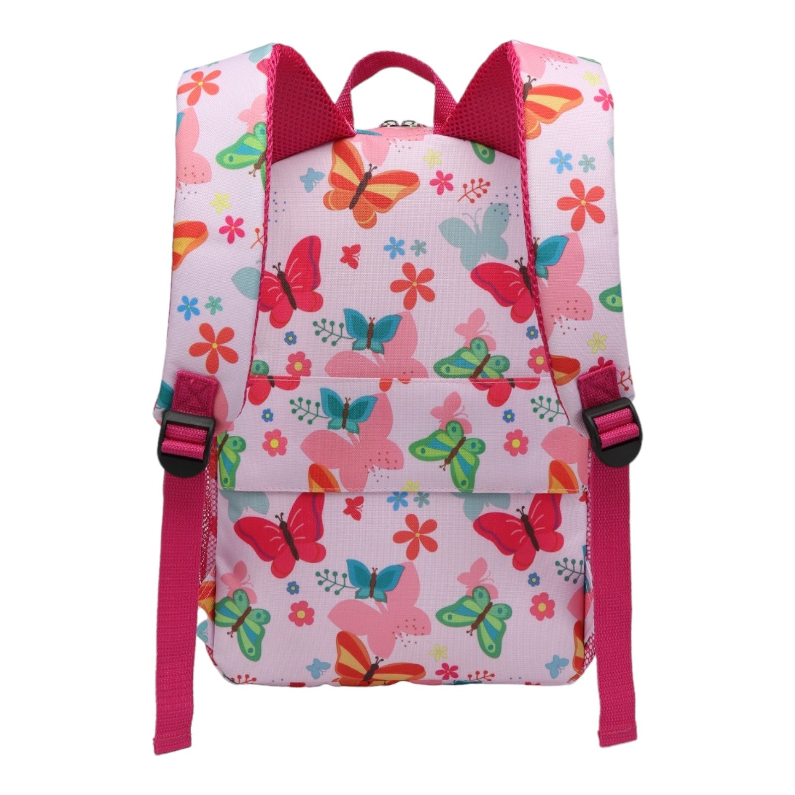 Easy Luggage Kidzpac Adventure Set: 5-Piece Luggage Set with Carry-On, Backpack, Lunch Bag, Pillow, and Luggage Tag- Butterfly Pink