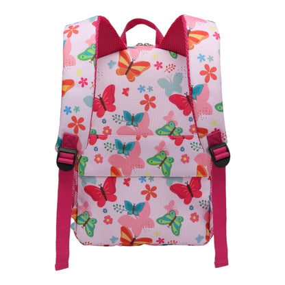 Easy Luggage Kidzpac Adventure Set: 5-Piece Luggage Set with Carry-On, Backpack, Lunch Bag, Pillow, and Luggage Tag- Butterfly Pink