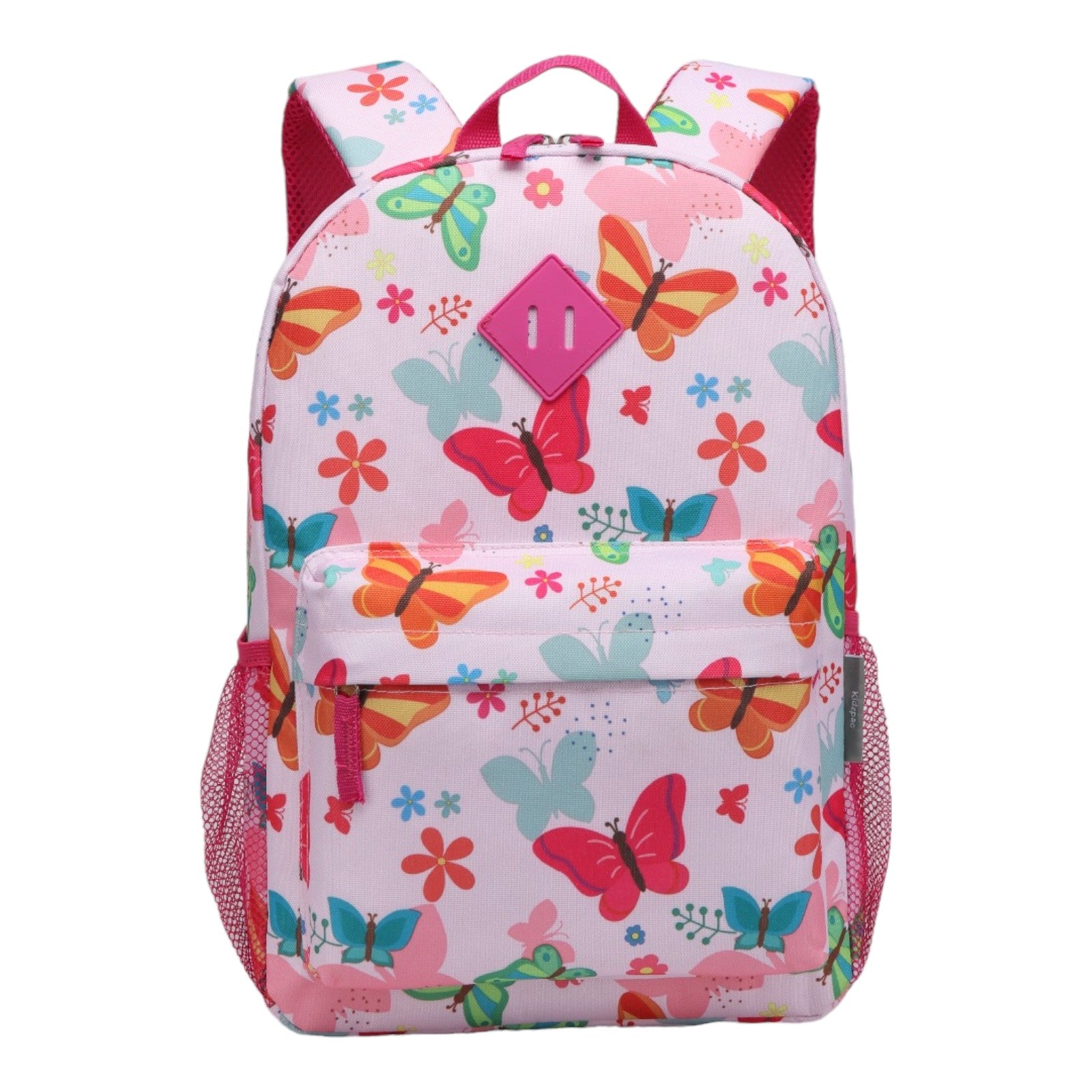 Easy Luggage Kidzpac Adventure Set: 5-Piece Luggage Set with Carry-On, Backpack, Lunch Bag, Pillow, and Luggage Tag- Butterfly Pink