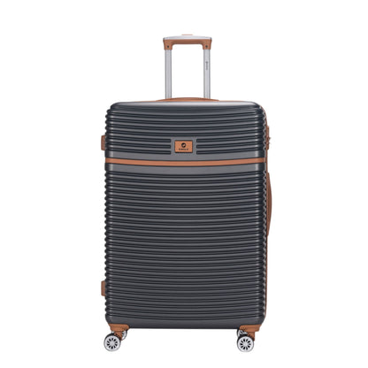 Eagle Lightweight Wheeled Luggage – Durable ABS Carry-On for Seamless Check-In and On-the-Go Adventures Charcoal