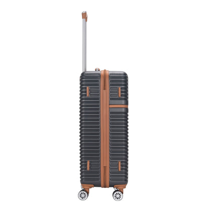 Eagle Lightweight Wheeled Luggage – Durable ABS Carry-On for Seamless Check-In and On-the-Go Adventures Charcoal
