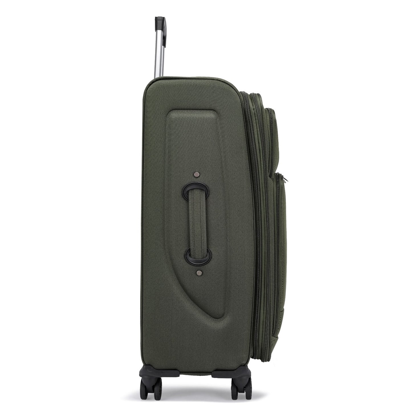 Eagle Voyager – Softside Luggage, 360° Wheels, Expandable +4 cm, Army Green