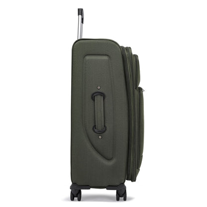 Eagle Voyager – Softside Luggage, 360° Wheels, Expandable +4 cm, Army Green