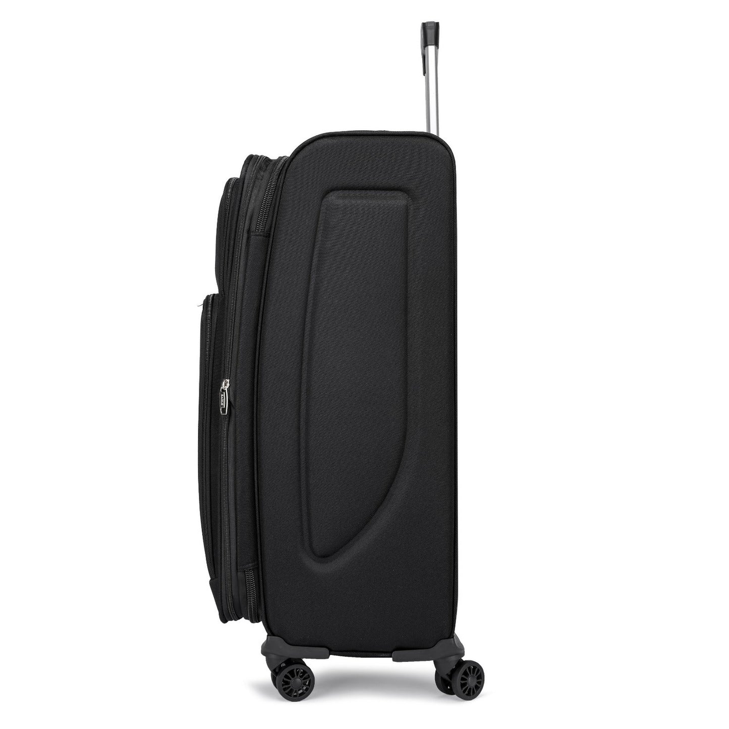 Eagle Voyager – Softside Luggage, 360° Wheels, Expandable +4 cm, Black