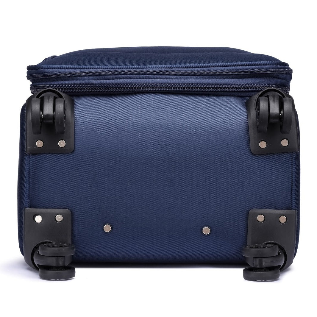 Eagle Voyager – Softside Luggage, 360° Wheels, Expandable +4 cm, Navy