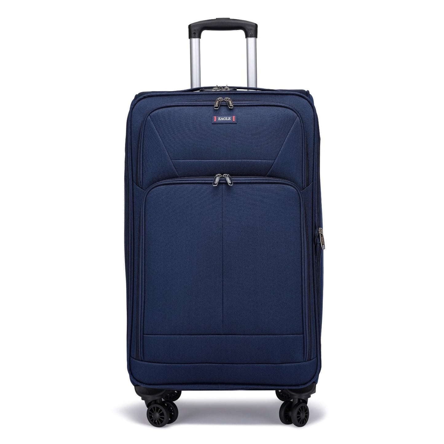 Eagle Voyager – Softside Luggage, 360° Wheels, Expandable +4 cm, Navy