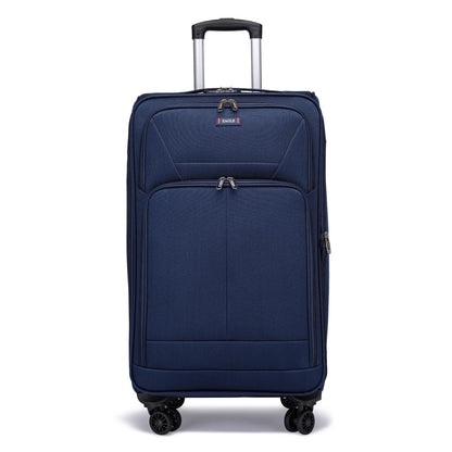 Eagle Voyager – Softside Luggage, 360° Wheels, Expandable +4 cm, Navy