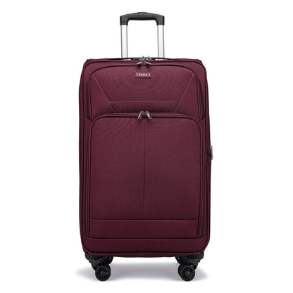 Eagle Voyager – Softside Luggage, 360° Wheels, Expandable +4 cm, Burgundy