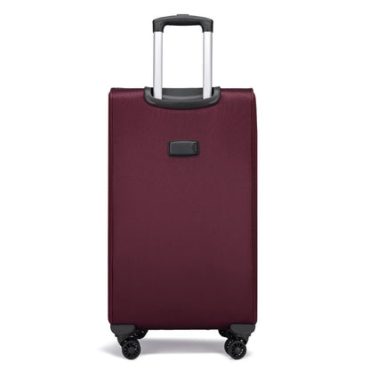 Eagle Voyager – Softside Luggage, 360° Wheels, Expandable +4 cm, Burgundy