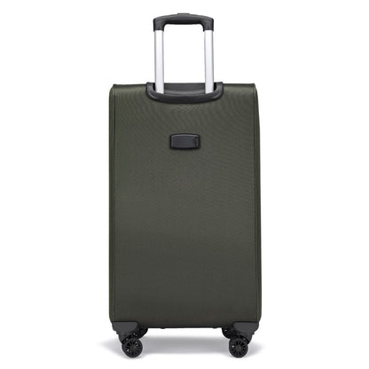 Eagle Voyager – Softside Luggage, 360° Wheels, Expandable +4 cm, Army Green