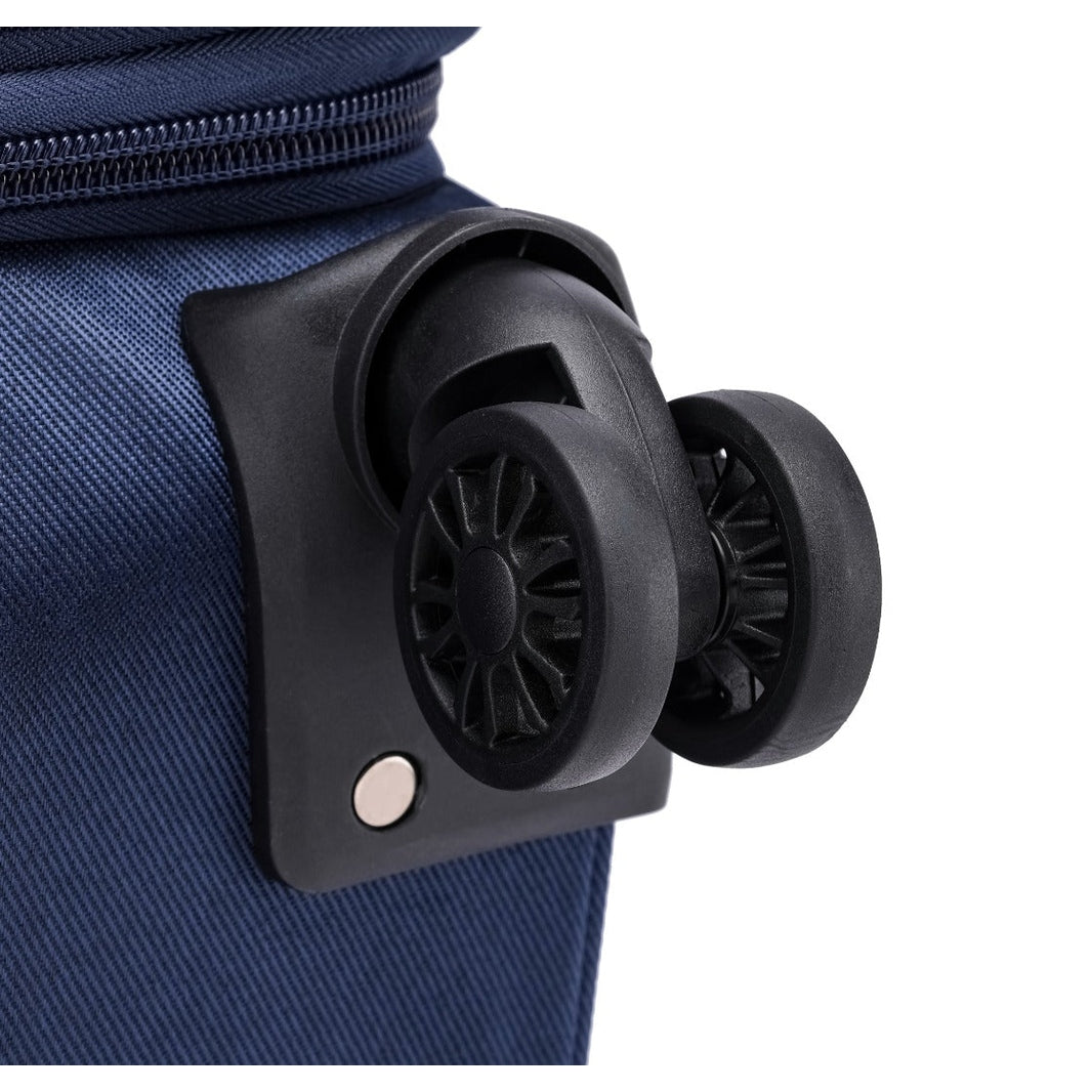 Eagle Voyager – Softside Luggage, 360° Wheels, Expandable +4 cm, Navy