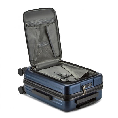 Kono 20" KSK2493 - Durable ABS+PC Carry-On Hardshell Suitcase with TSA Lock & Front Laptop Compartment