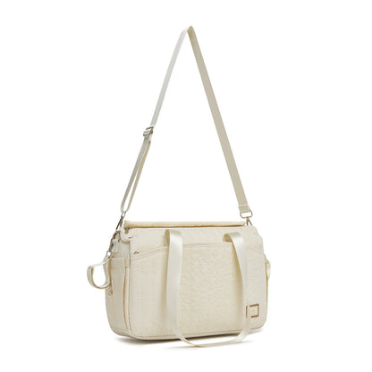 BCM2517 - Miss Lulu Stylish and Spacious Maternity Diaper Bag with Insulated Baby Bottle Pockets,Wet-Dry Separation,Stroller Strap