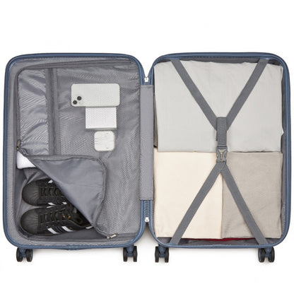 KSK2494 - Kono 24 Inch Minimalist Hard Shell ABS+PC Check-In Suitcase with TSA Lock 360° Spinner Wheels