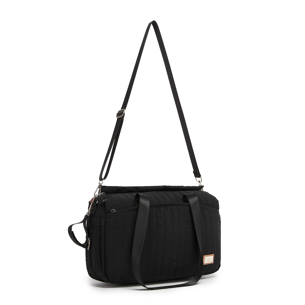 BCM2517 - Miss Lulu Stylish and Spacious Maternity Diaper Bag with Insulated Baby Bottle Pockets,Wet-Dry Separation,Stroller Strap