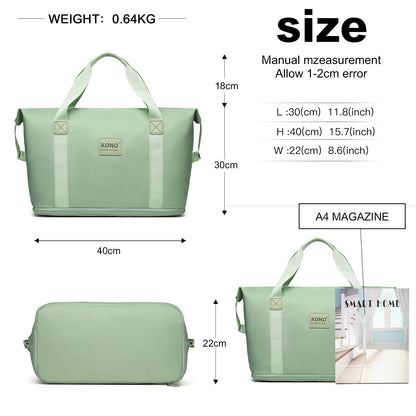 KSK2592+EA2212 - Kono 3‑Piece ABS+PC Suitcase Set with Travel Bag & Toiletry Pouch