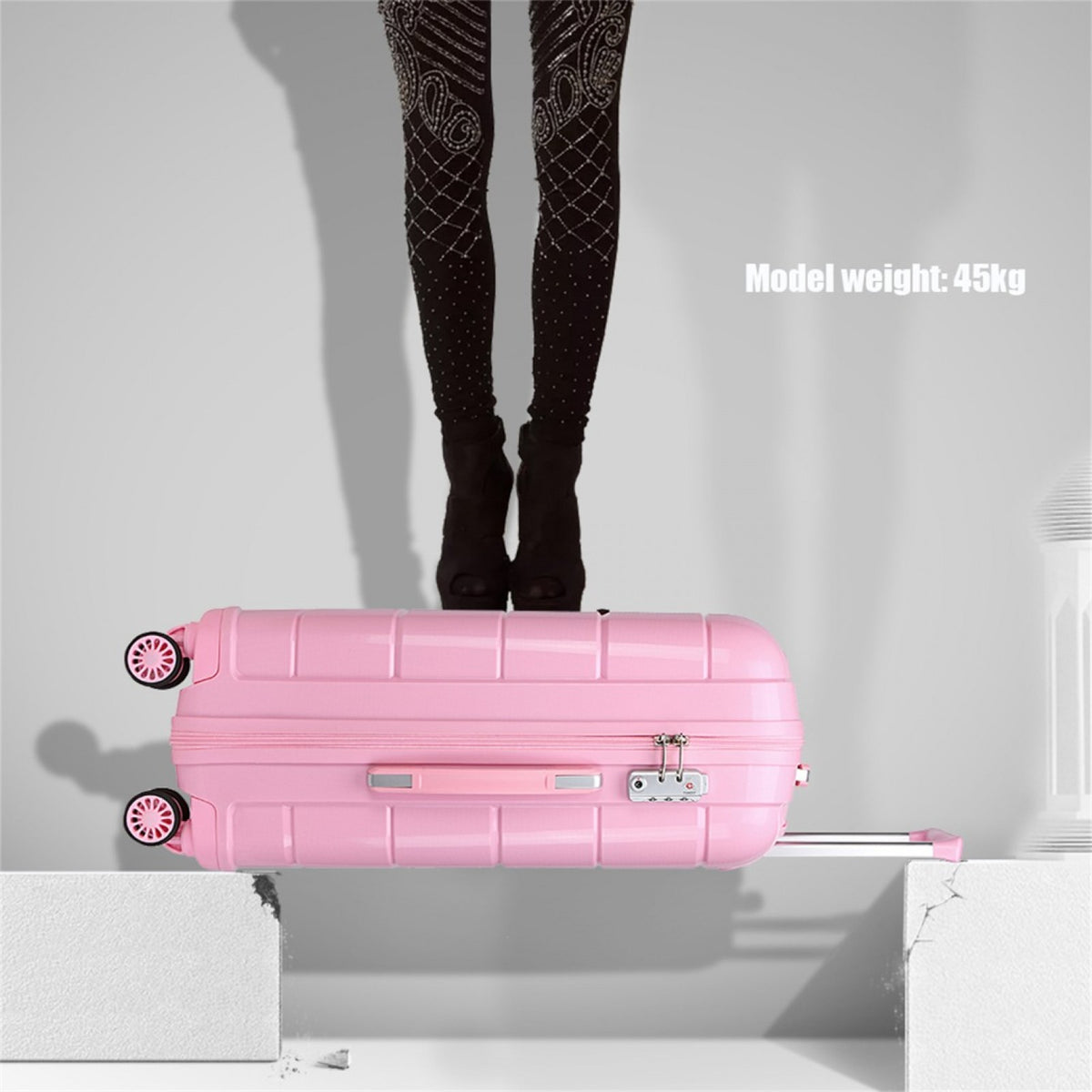 Kono 24" K1997L - HARD SHELL PP SUITCASE