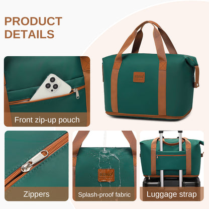 KSK2592+EA2212 - Kono 3‑Piece ABS+PC Suitcase Set with Travel Bag & Toiletry Pouch