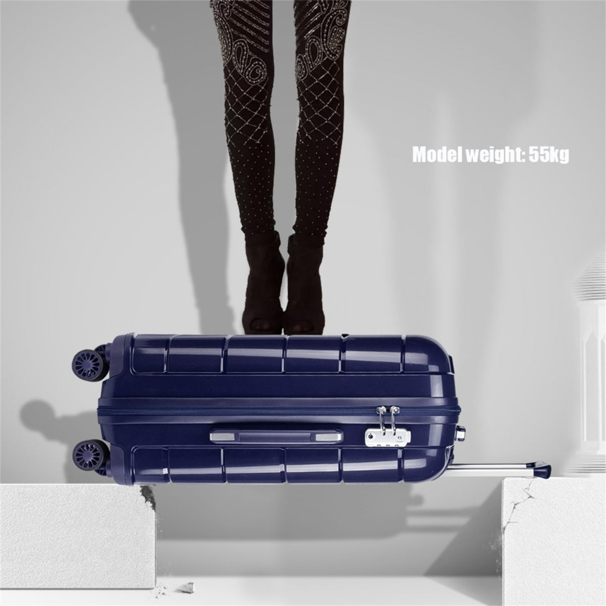 Kono 24" K1997L - HARD SHELL PP SUITCASE