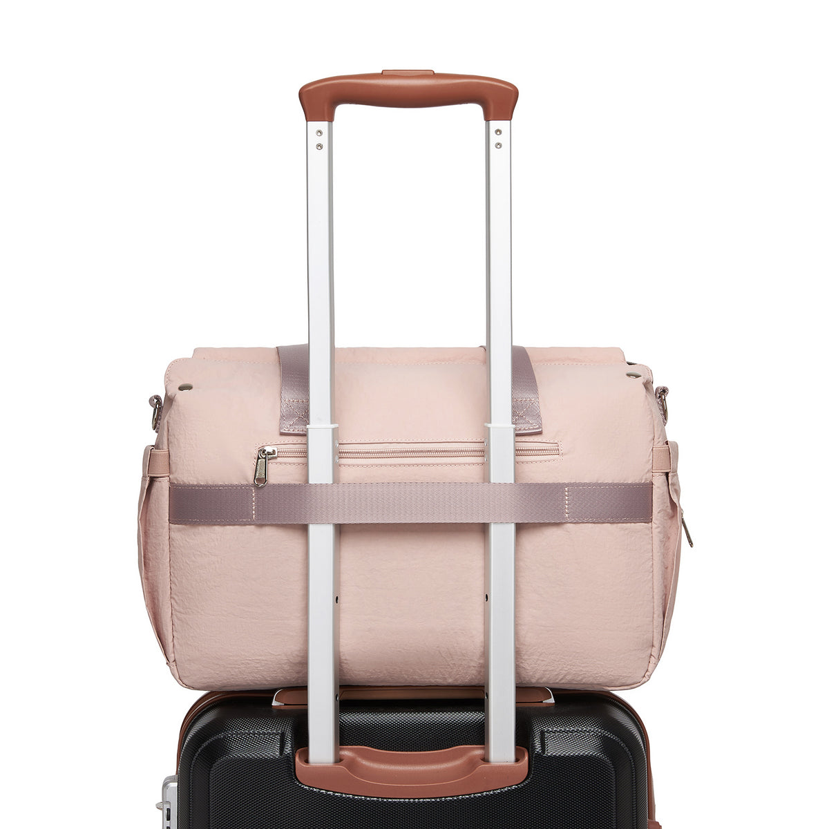 BCM2517 - Miss Lulu Stylish and Spacious Maternity Diaper Bag with Insulated Baby Bottle Pockets,Wet-Dry Separation,Stroller Strap