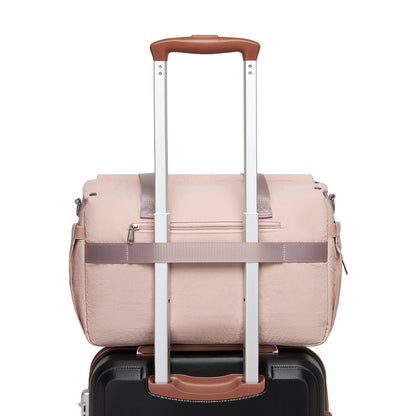 BCM2517 - Miss Lulu Stylish and Spacious Maternity Diaper Bag with Insulated Baby Bottle Pockets,Wet-Dry Separation,Stroller Strap