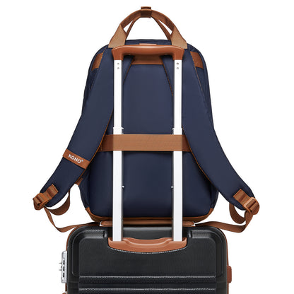 BPK2502 - Kono Casual Contemporary Backpack with Laptop Sleeve & Padded Straps for Daily Commute