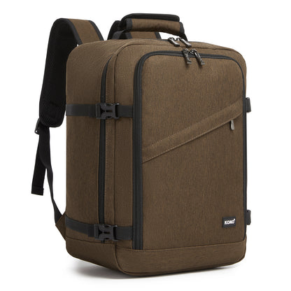 BPK2551 - Kono Flexible Cabin Backpack 30×20×40-Fits 15.6" Laptop, Clamshell Access-Great for Holidays, Work Trips & Commuting
