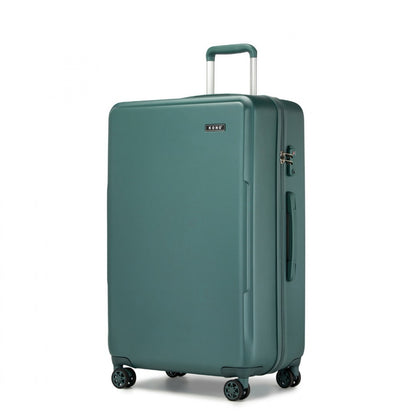 KSK2494 - Kono 28 Inch Minimalist Hard Shell ABS+PC Check-In Suitcase with TSA Lock 360° Spinner Wheels - Black