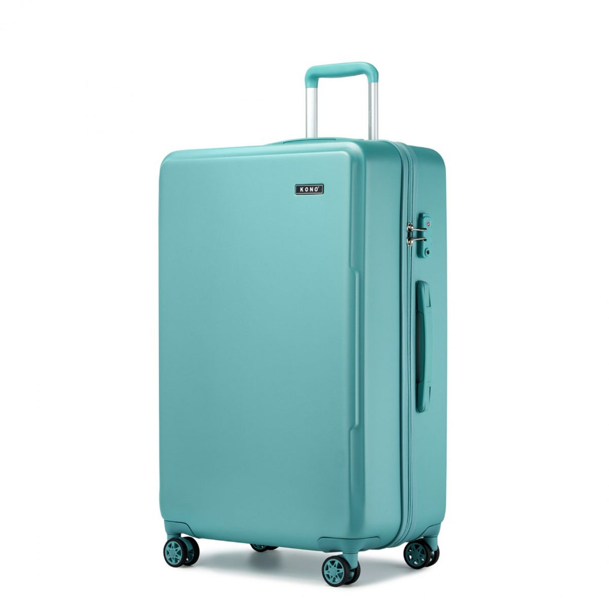 KSK2494 - Kono 28 Inch Minimalist Hard Shell ABS+PC Check-In Suitcase with TSA Lock 360° Spinner Wheels - Black