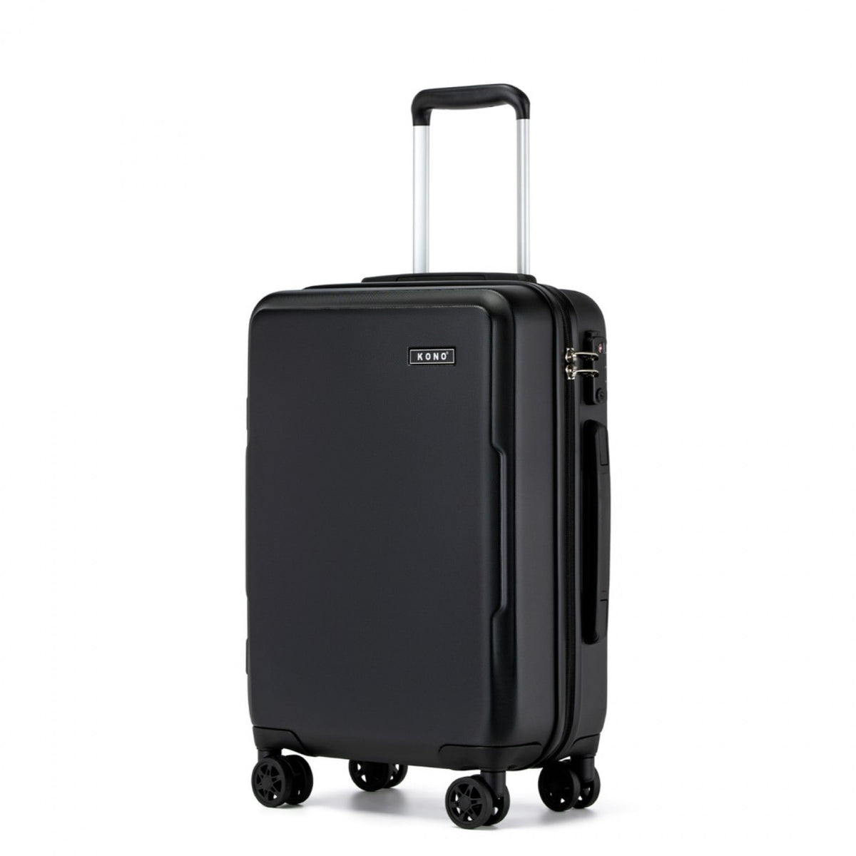Kono 20" KSK2494 - Cabin Size Minimalist Hard Shell ABS+PC Carry-On Suitcase with TSA Lock 360° Spinner Wheels - Blue