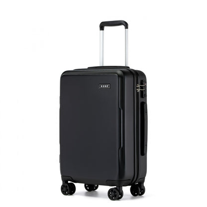 Kono 20" KSK2494 - Cabin Size Minimalist Hard Shell ABS+PC Carry-On Suitcase with TSA Lock 360° Spinner Wheels - Blue