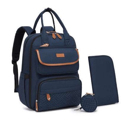 BCK2615 - Kono 3-in-1 Mummy Nappy Backpack Set with Changing Mat & Insulated Pacifier Pouch