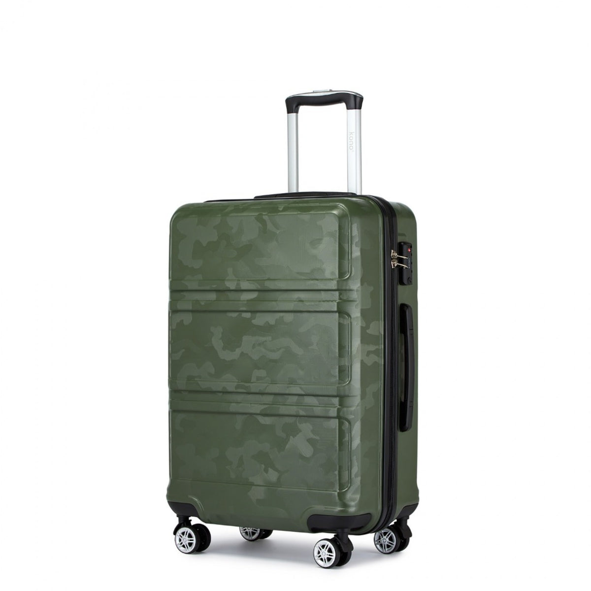 K1871-1L - Kono ABS 24 Inch Sculpted Horizontal Design Suitcase