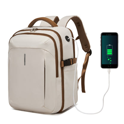 BPK2602- Kono Cabin Approved Carry On Backpack 40×30×20cm, Water Resistant 15.6 Inch Laptop Travel Rucksack with Dry-wet Separation Pouch