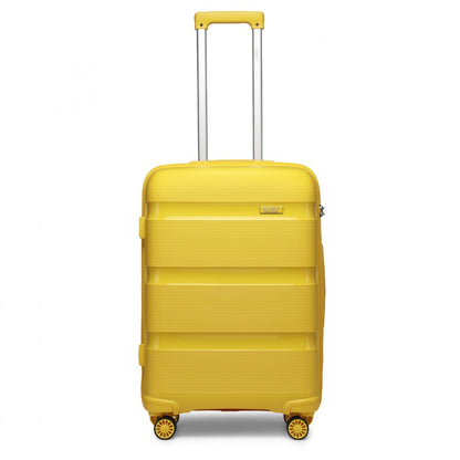 Kono 24" K2092L - Bright Hard Shell PP Suitcase - Classic Collection
