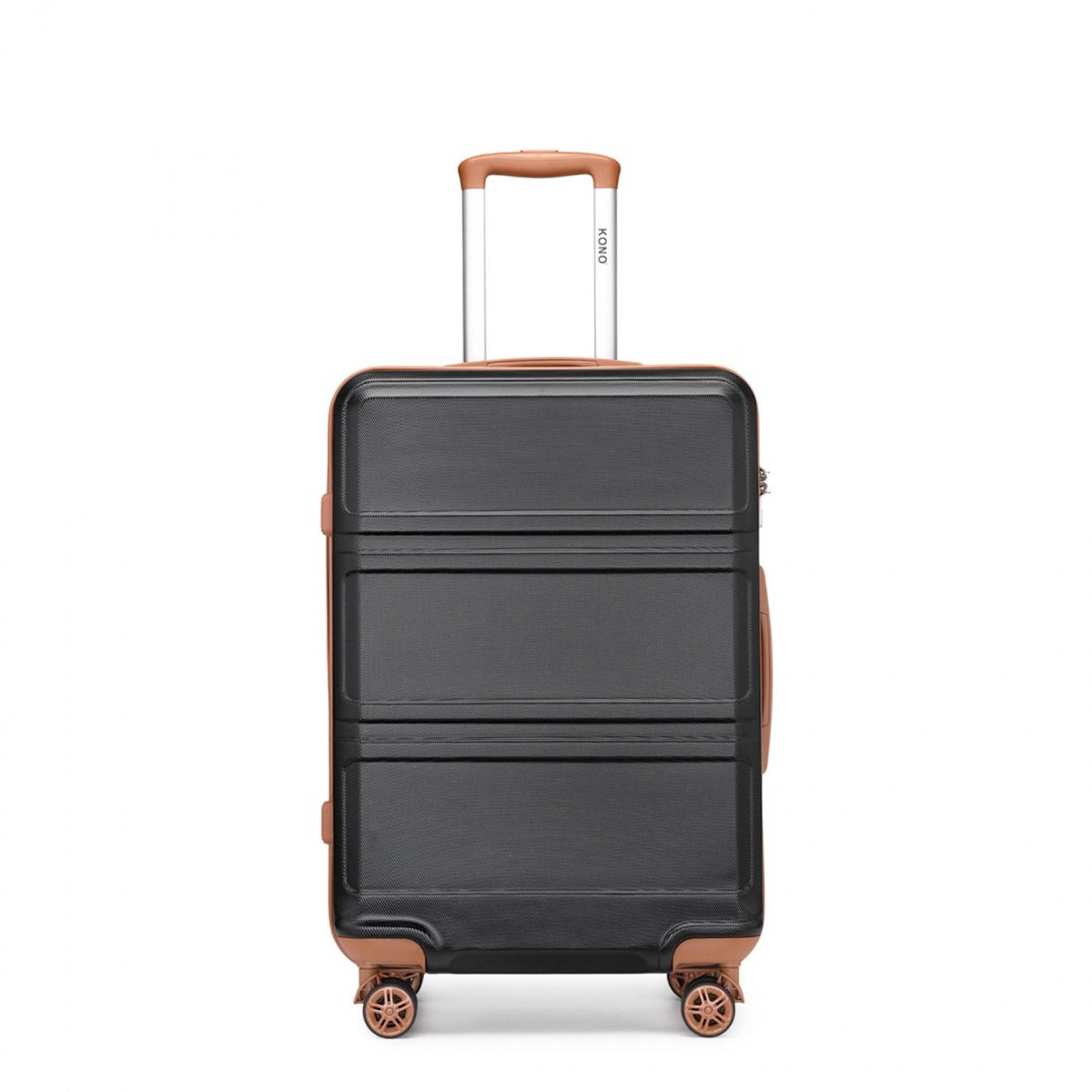 K1871-1L - Kono ABS 24 Inch Sculpted Horizontal Design Suitcase